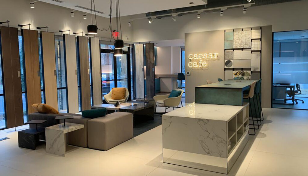 Panoramica showroom Caesar USA