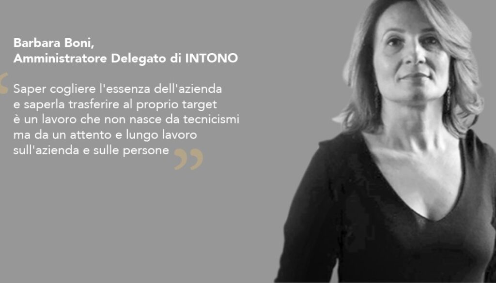 Richmond Marketing Forum - Immagine e citazione dell'amministratore delegato di intono barbara boni